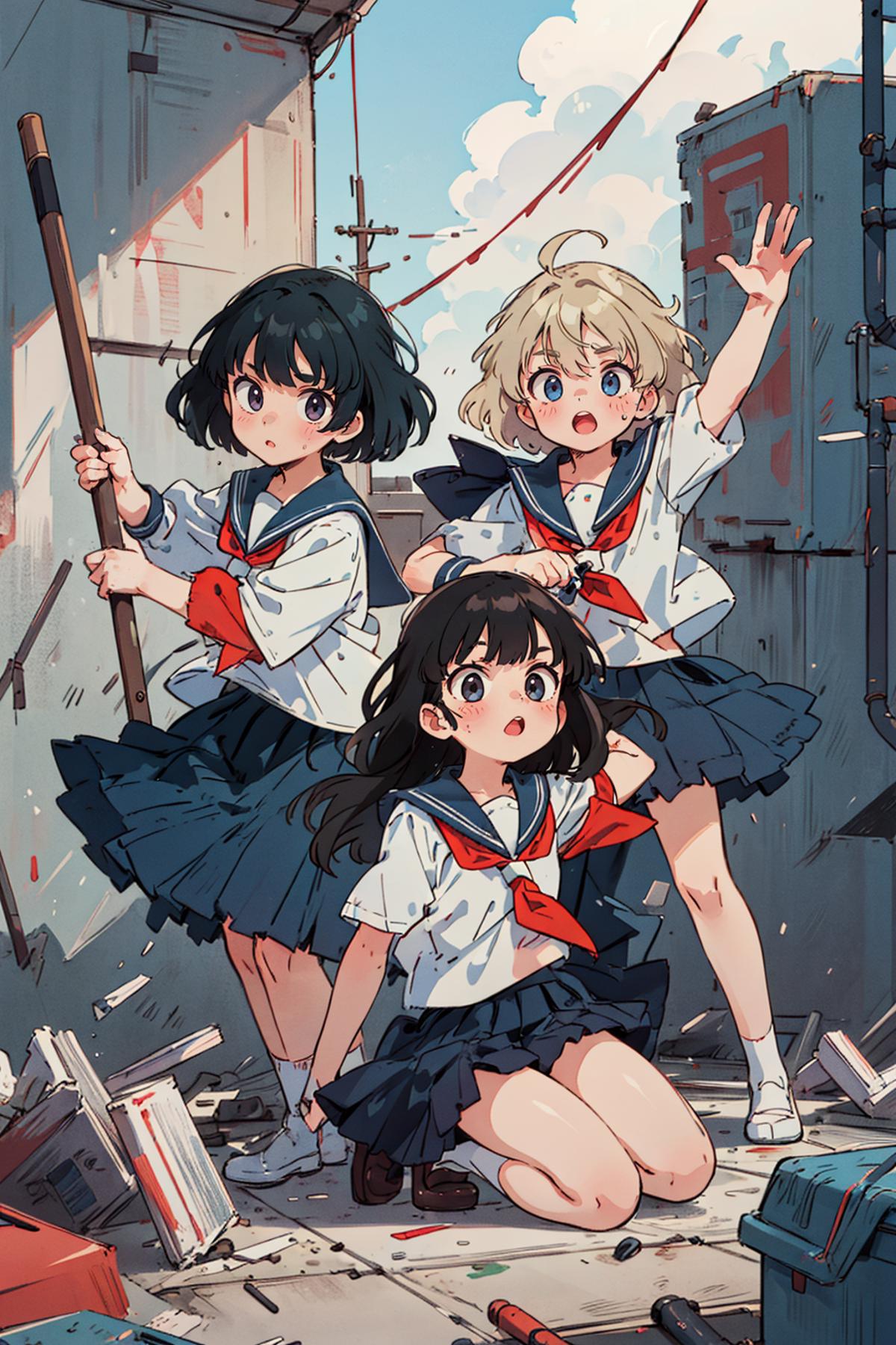 Schoolgirl Squad image by Tokugawa