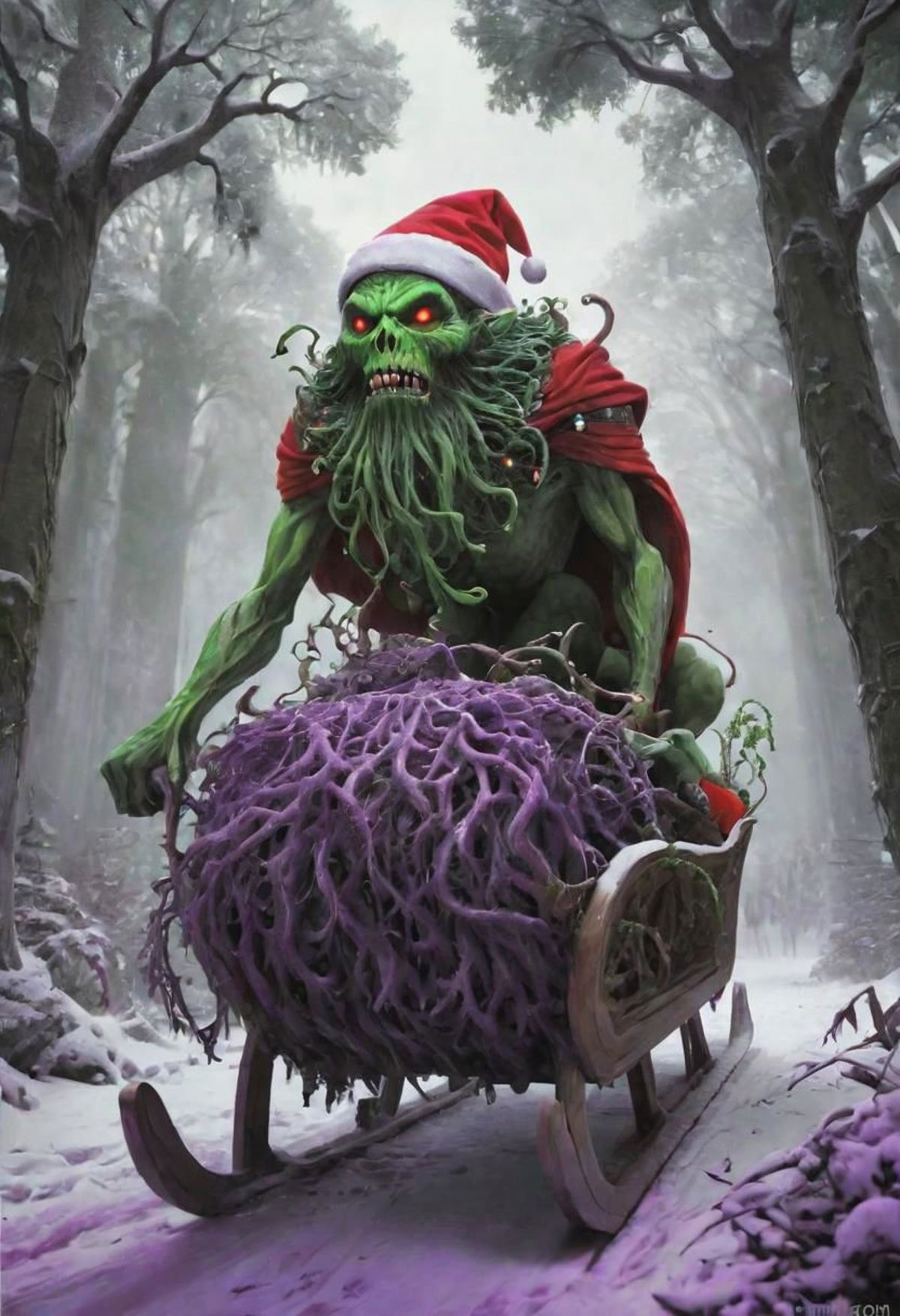 AI Overlord Santas - The Green Team LoRA image by cauldron_cake