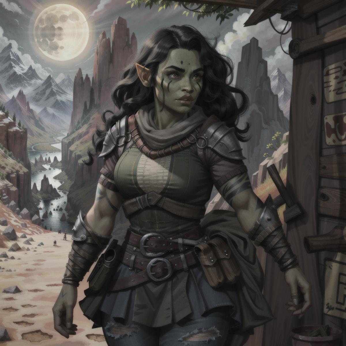 Orc Girl LoRA image by kayba