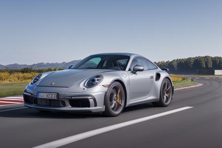 a professional shot of (porsche911_ti-v4-1050:1), in a photo studio, modelshoot style, (extremely detailed CG unity 8k wallpaper),unreal engine, 75mm lens,  High Detail, Sharp focus, dramatic, golden ratio,rule of thirds