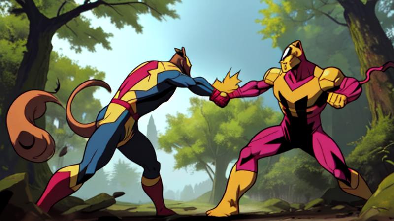 Fight scene image by mnemic