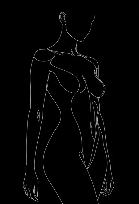 Line Drawing ✨ by Huggy