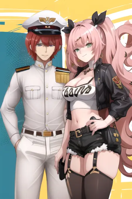 Captain x Nicole Demara (Honkai Impact 3rd x Zenless Zone Zero)