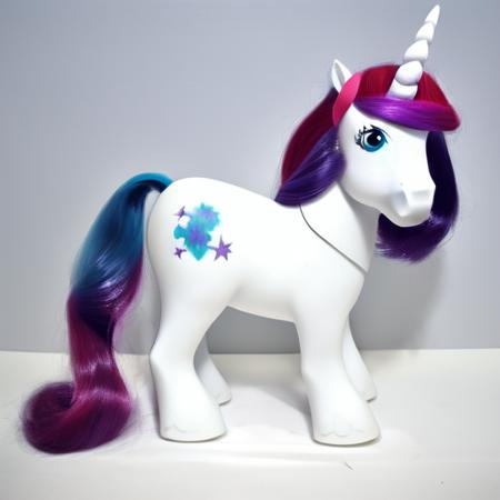 masterpiece, best quality, brushable, unicorn, photo, pony, toy <lora:mlp_brushables2:1>