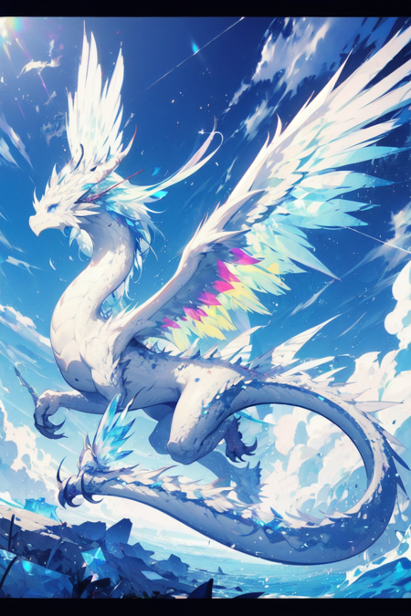 beautiful dragon dalle3