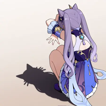 cat shadow trend meme pose concept