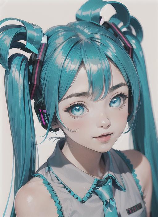 Hatsune Miku (with shiny eyes) image by Herrscher_AGGA2023