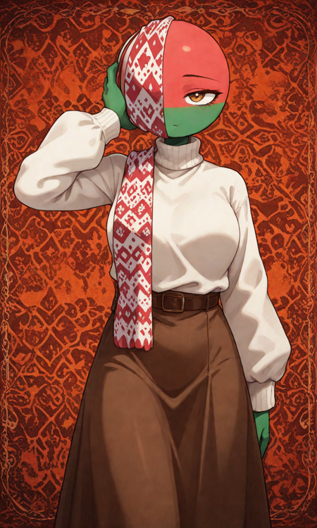Belarus (Countryhumans) v1.0 Scarf head