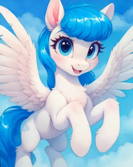 BG Pegasus Mare 1 (White Lightning+4) [NoobAI/PonyXL]