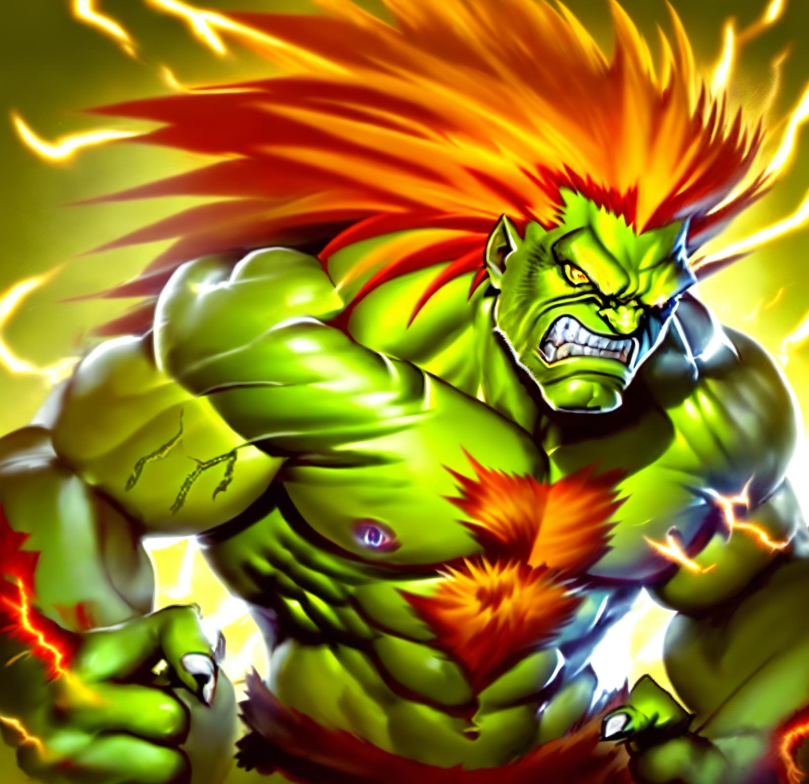 Blanka from Street Fighter Series image by lechuckai500