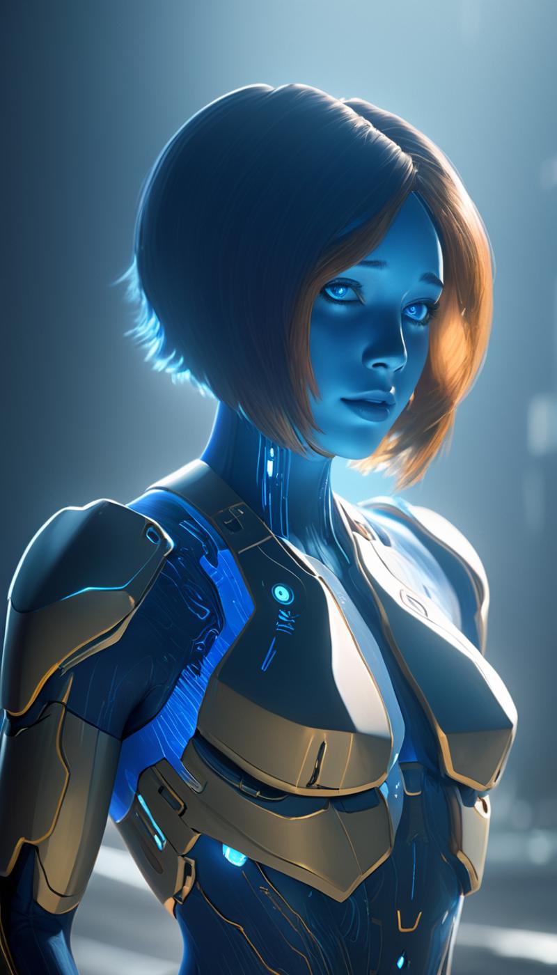 Cortana [Halo] LoRA SD1.5 & SDXL1.0 image by Hevok