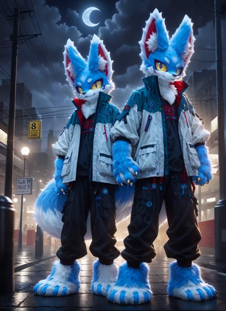 【XL】兽装半装 XL Lora丨Half Fur suit XL Lora v1.0