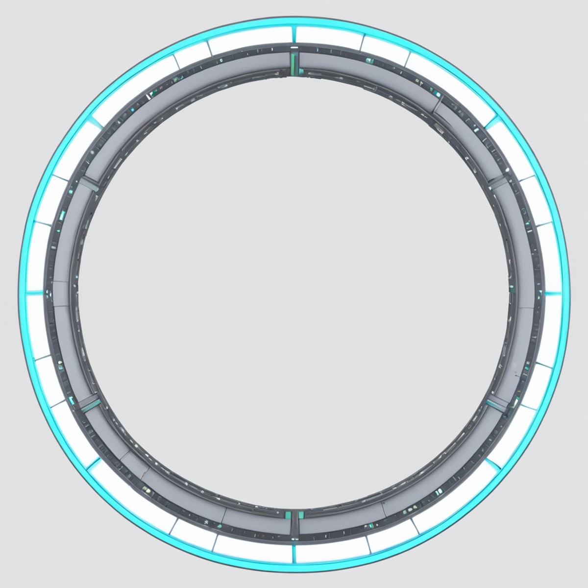 <lora:TokenFrame:1> tokenframe, empty round frame, (white background), high tech and sci-fi