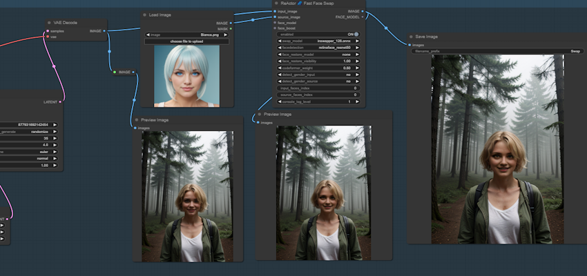 ComfyUI – Face Swap using Reactor