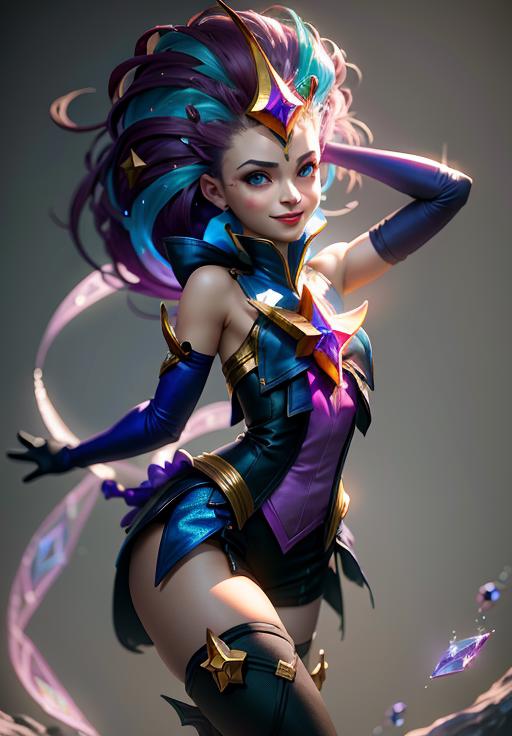 Zoe - League of Legends / Star Guardians image by AsaTyr