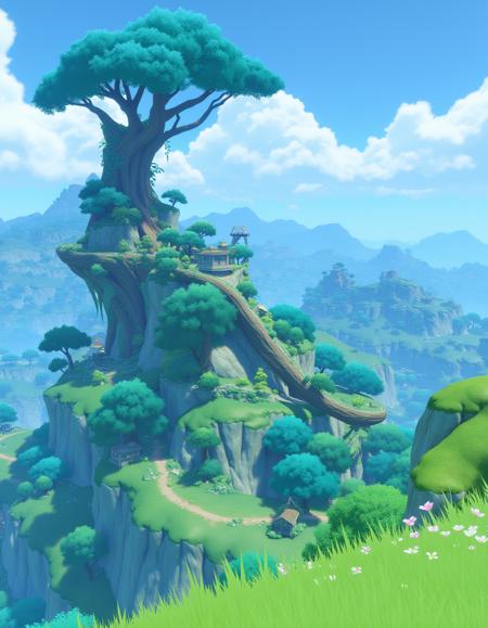 Genshin style landscapes Sumeru v1.0