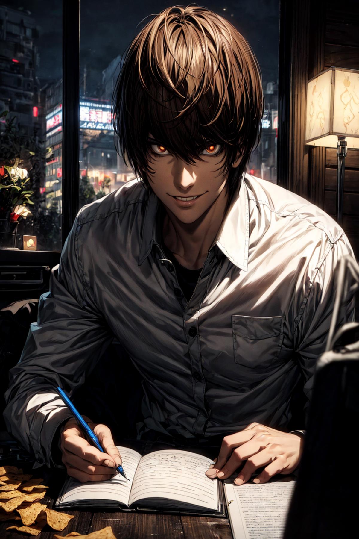 Light Yagami / Death Note image by barusu07