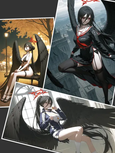 羽川莲见Hanekawa Hasumi | 碧蓝档案Blue Archive(3 Outfits三套衣服)