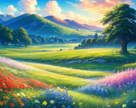 Ghibli Background (Landscape) (SDXL) (AD)