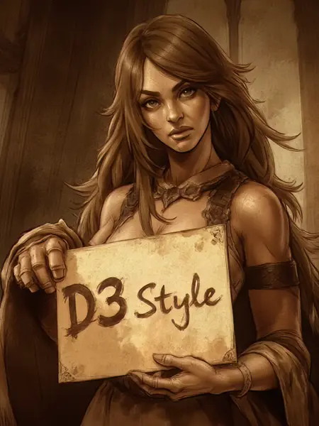 D3 Style Lora for FLUX