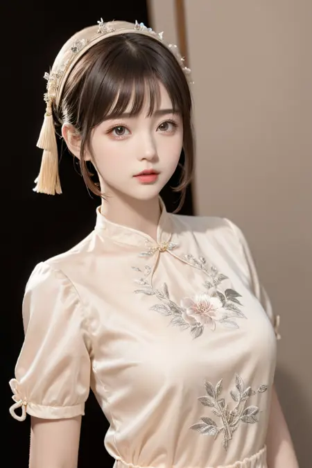 美女与旗袍