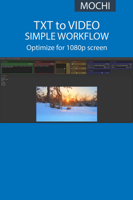 TXT to VIDEO simple workflow v1.0