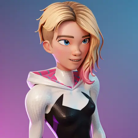 Spider-Gwen [ Fortnite ] by Leaf