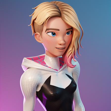 Spider-Gwen [ Fortnite ] by Leaf v1.0 : Pony