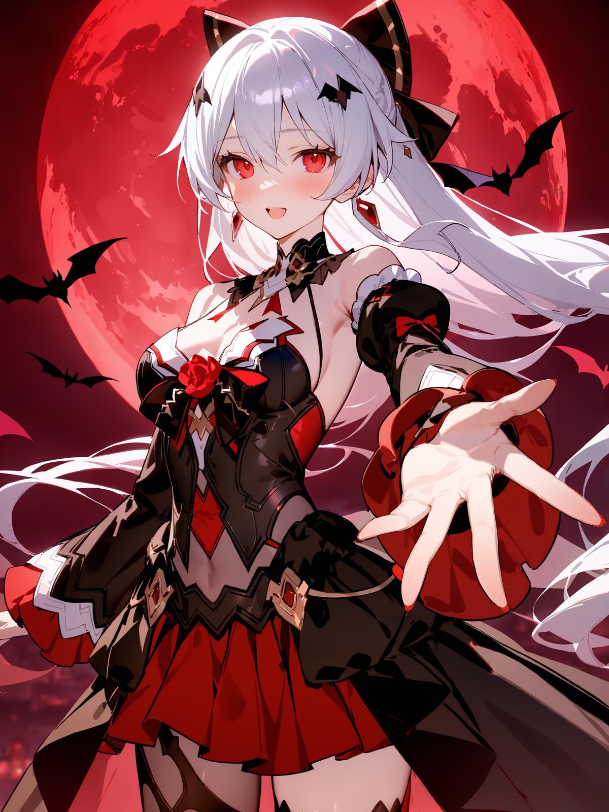 Theresa Apocalypse · Lunar Vow: Crimson Love 德丽莎 月下誓约· 予爱以心 | Honkai ...