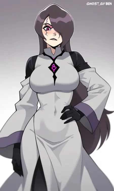 Ghost Lady (ghostfreak/Zs'Skayr) ben 10 Chaquetrix