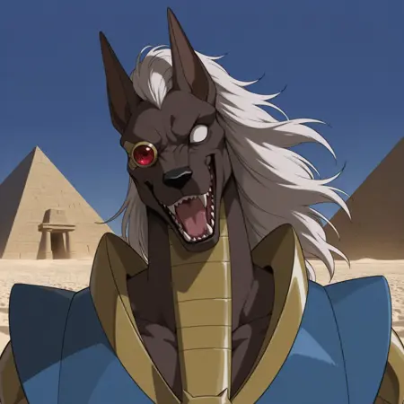 Anubis Avatar Jackal (Gargoyles)