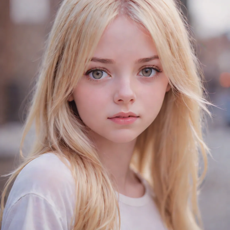 Photo of a blonde girl