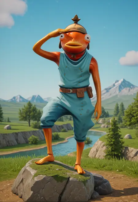 Fishstick from Fortnite [COMMISION]