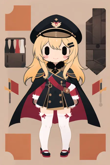 [LoCon/LoRA] Assembly paper dolls/紙人形 Concept