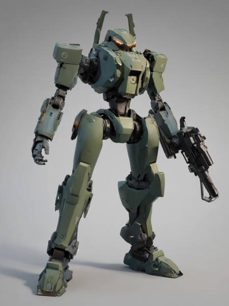 <lora:Hardsurfacev1:0.6>, hard surface, mech warrior, wide angle, arms, legs, gun arms, plate armor, shield, low poly, gun pod, Bright Colors, Animated, Animation, Cartoon, Anime, Anime Face, Waifu, 2D, Visual Novel, Manga, Comic, Cel-Shaded, Dark Lighting