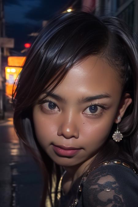 very beautiful closeup photoportrait of a woman, <lora:Mayusi_V3_Lora-10:1>, 3DMM, city street, night time, streetlight, asphalt, (8K, masterpiece, realistic, detailed),  <lora:epi_noiseoffset2:0.3> <lora:LowRA:0.5> <lora:more_details:0.5>  <lora:3DMM_V11:0.8>