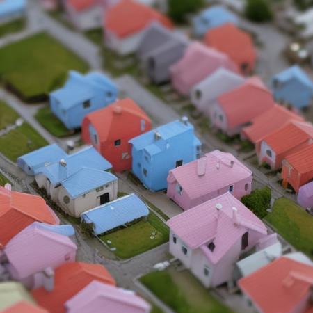 little pink houses <lora:tilt-shift:1>