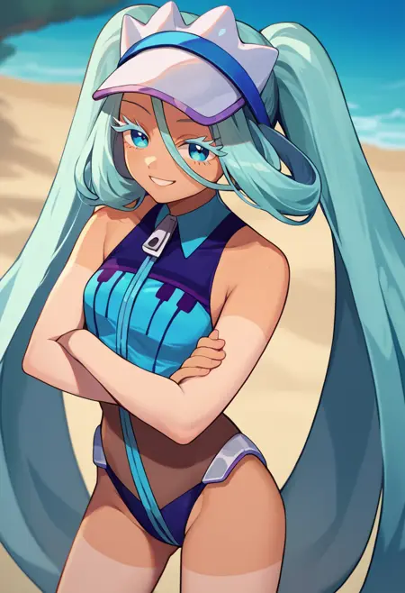 [PonyV6 XL] Water Miku | Project Voltage