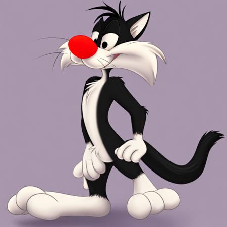 Sylvester red nose