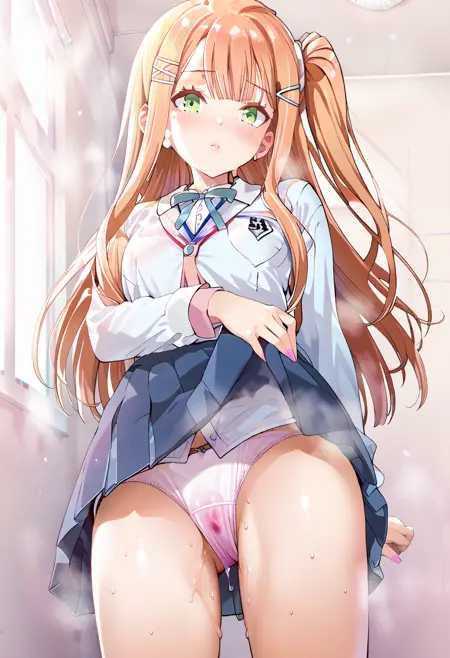 wet panties line for Pony