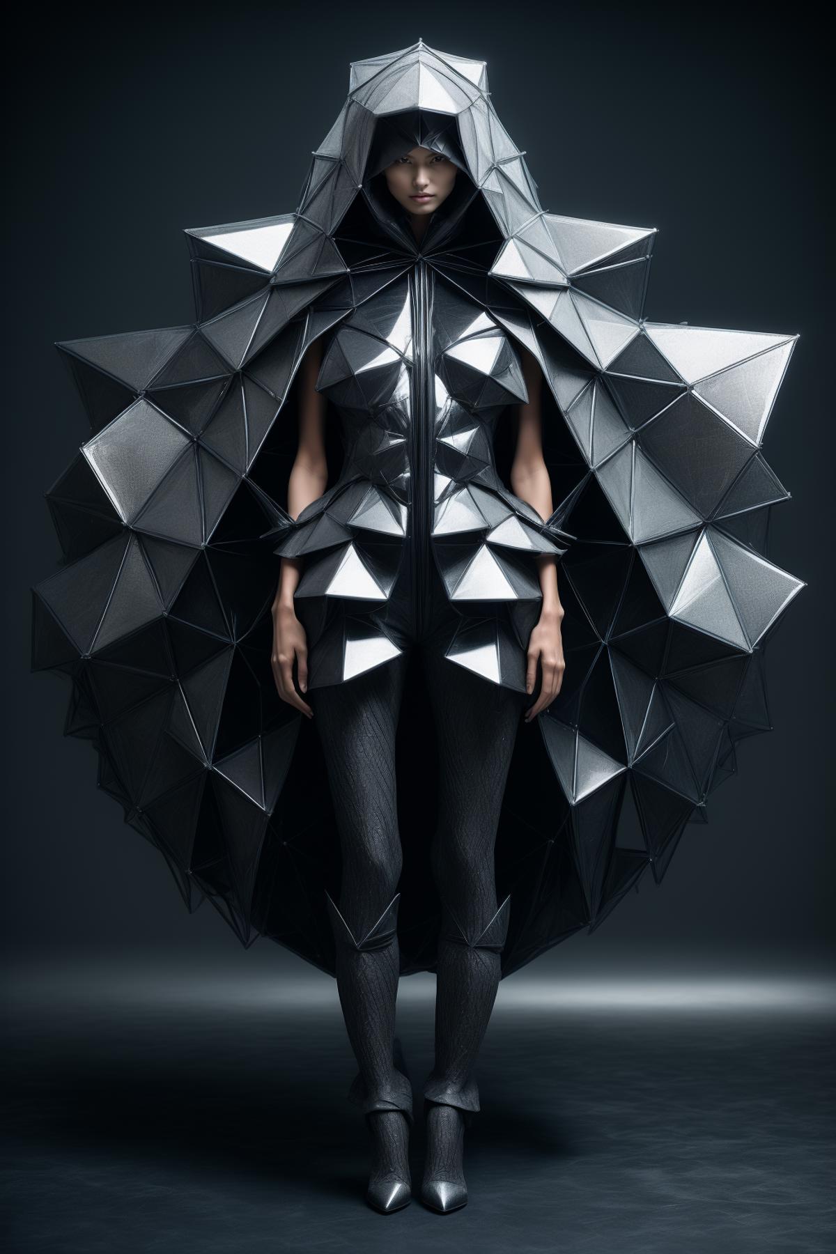 black issey miyake 三宅一生黑 image by daohuozhe428569