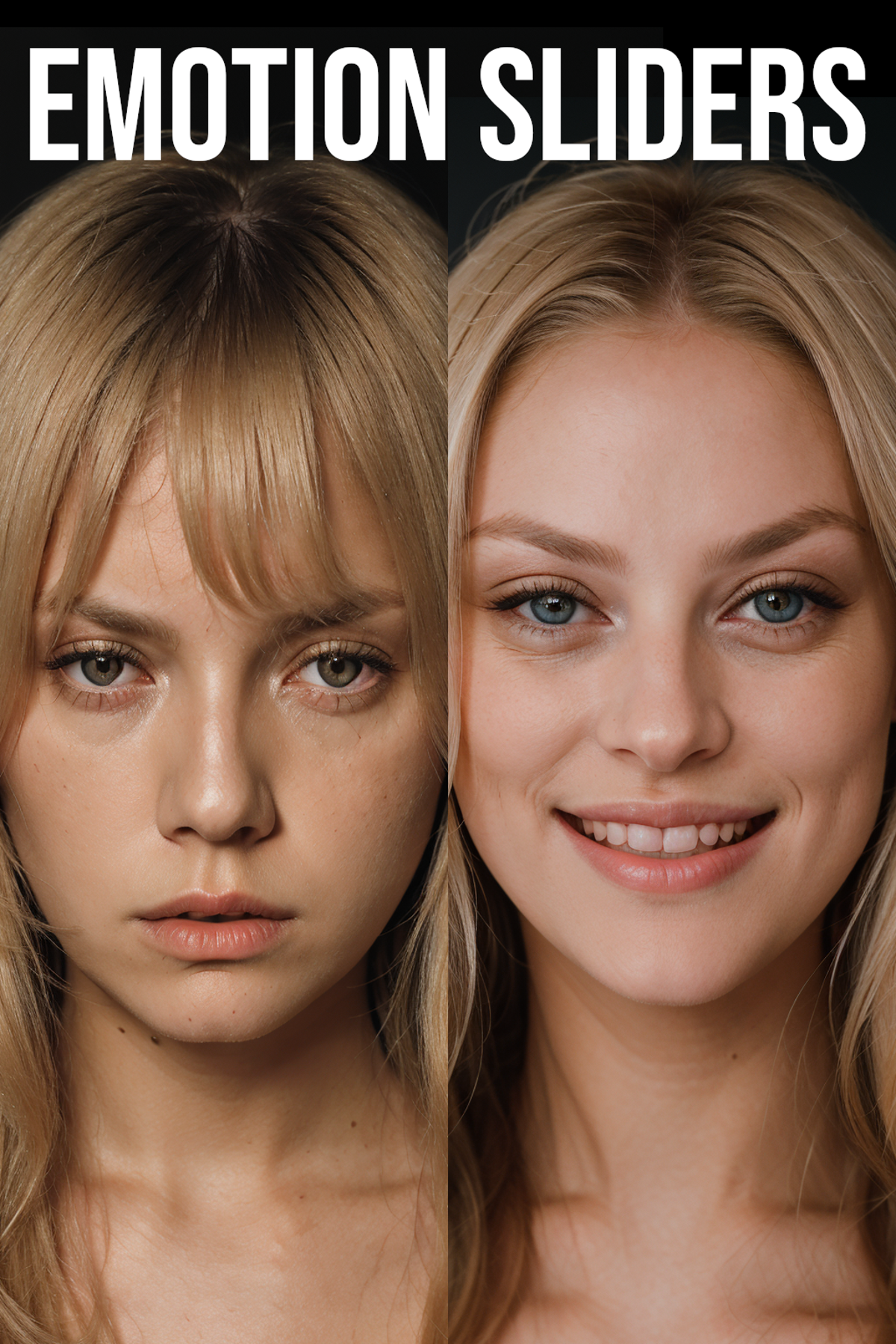 Two Blonde Women Smiling: A Comparison of Their Facial Features