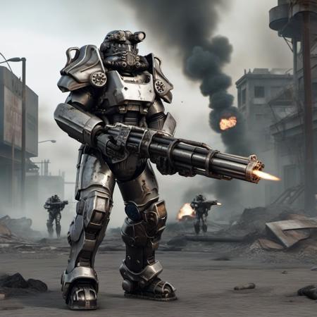 Fallout - T-60 power armor - Flux1.D & SDXL v1.0 SDXL