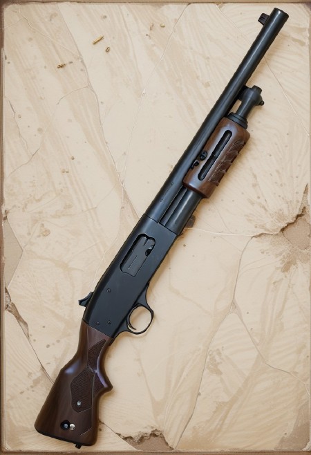 Holding Shotgun (Mossberg 500) V1