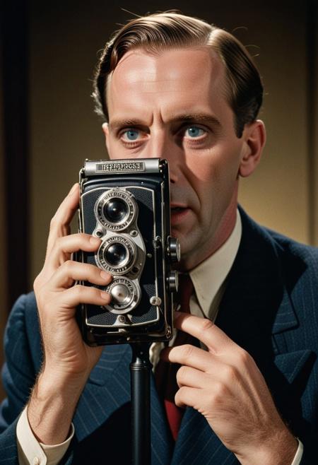 ((Film poster including a dynamic photograph from a colorized, 1939 live action (public service announcement) film titled ("The Smartphone of the Antichrist!"), 
[(Cinematic still), (photograph from a 1939 film) (using 35mm film stock), (using fixed focus prime lenses), (1.37:1 aspect ratio),  ((colorized with 1939 style Technicolor) (three strip technicolor: capturing the red, green, and blue components of the scene on three separate strips of black-and-white film, later combined to create the full-color image appearance))]