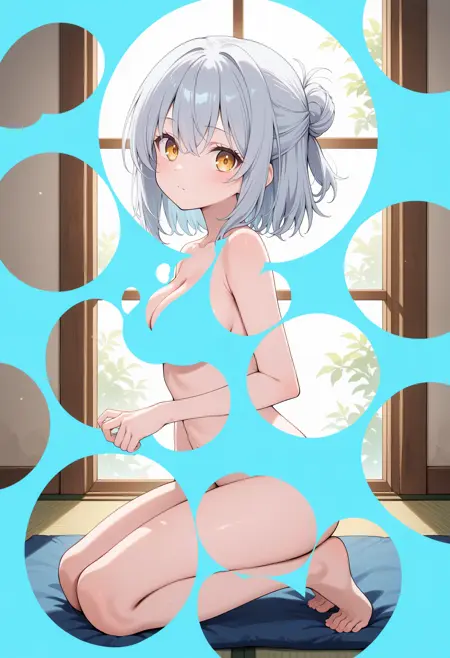 [Illust&XL&Pony] bubble filter / 水玉コラ