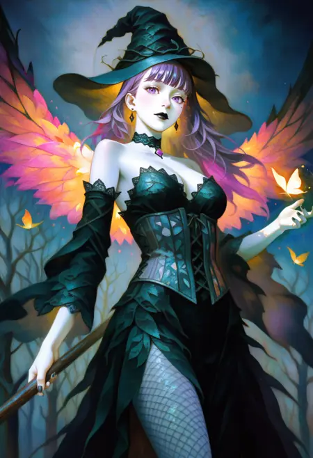 Painterly fantasy art (Style) for Illustrious