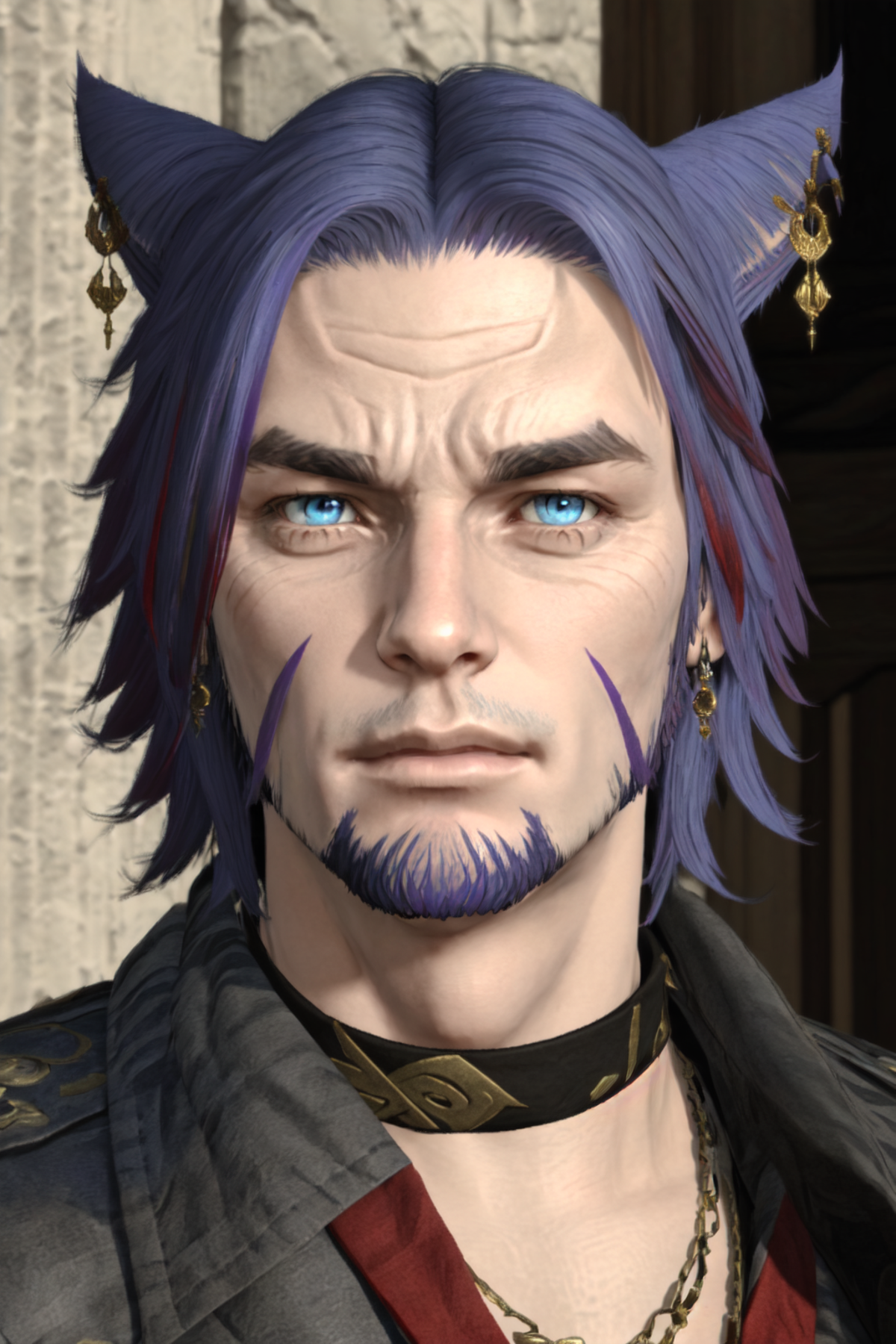 FFXIV - Male Miqote (Keeper of the Moon - Khit'li L'ocar) image by duskfallcrew