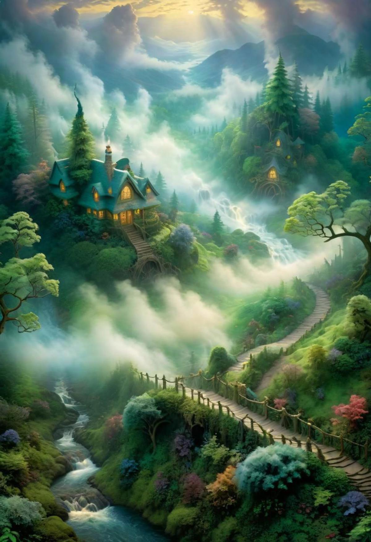 Thomas Kinkade Style image by thatCreepyGuy