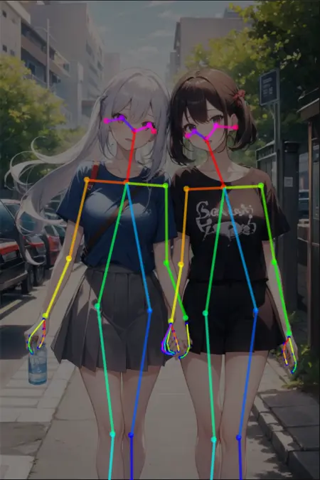 [OpenPose] Holding hands